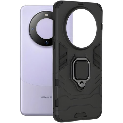  Otporna futrola Ring Armor Case za Huawei Mate 60 - Crna KP29172 Cene