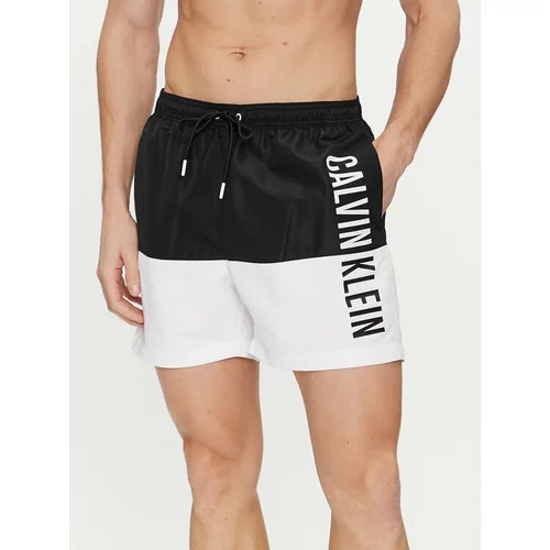 Calvin Klein Swimwear Kopalne hlače KM0KM00994 Črna Regular Fit
