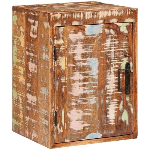 VidaXL Noćni ormarić Smeđa 35 x 33 x 48 cm Reciklirano solidno drvo Slike