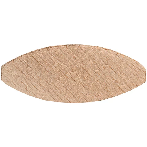 CRAFTOMAT Plosnata drvena tipla (Duljina: 60 mm, 50 Kom., Veličina: Br. 20)