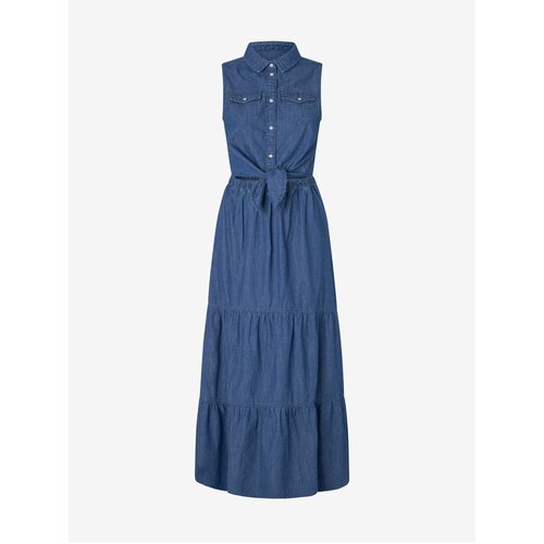 Pepe Jeans blue Denim Shirt Maxi-dresses - Women Slike