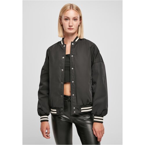 UC Ladies Ladies Oversized Recycled College Jacket black Slike