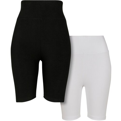 UC Ladies Women&amp;#039;s High Waist Cycling Shorts 2-Pack Black/White Slike