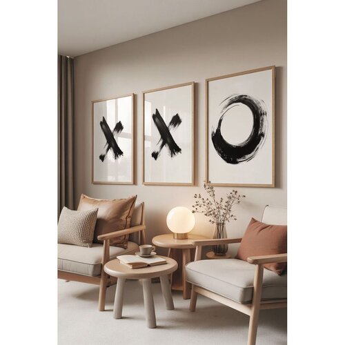 WALLXPERT Č-300882 - 3040 set dekorativnih slika u više boja (3 komada) Cene