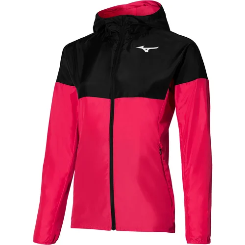 Mizuno Training Hooded Jacket Rose Red S Women's Jacket