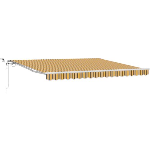  Skrovita tenda &amp;Scaron;areni 400 &amp;times; 350 cm Poliester i metal Slike