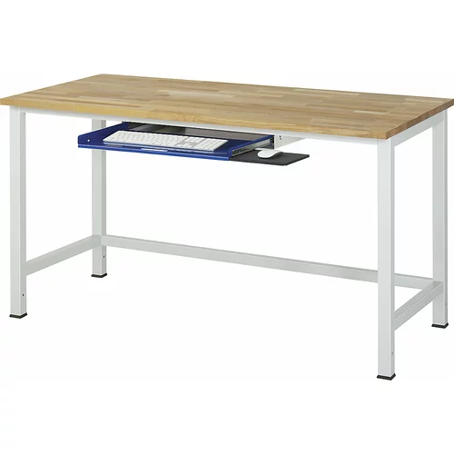 RAU Izvlečna plošča za tipkovnico, za delovne in delavniške mize, ŠxGxV 640 x 485 x 85 mm