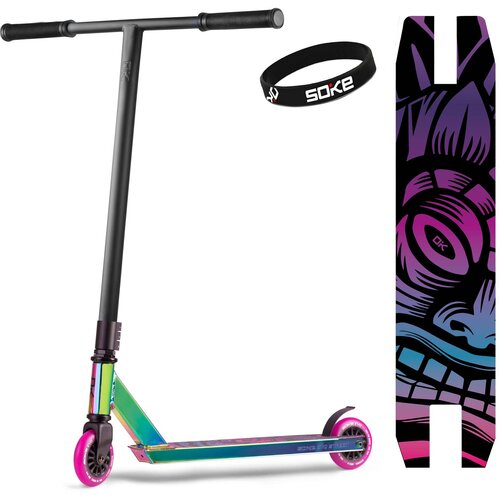 Janshop Tekmovalni skuter Soke Evo Street Black Neochrome, (21225891) Cene
