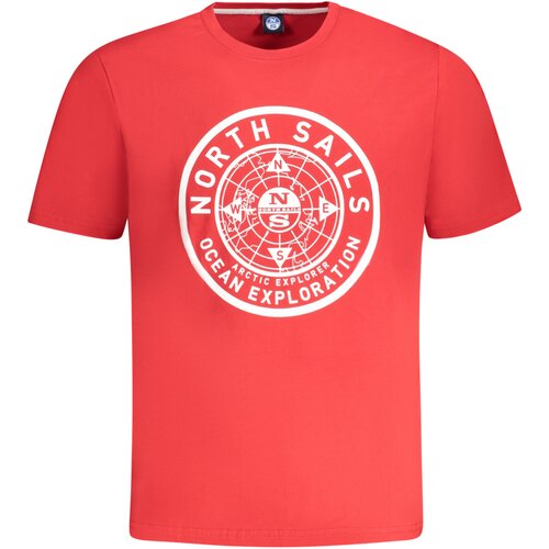 North Sails MEN&amp;amp;#39;S SHORT SLEEVE T-SHIRT RED Slike