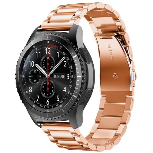 Cadorabo zapestnica iz nerjavečega jekla 20mm združljiva s samsung galaxy watch 42 mm/S2 classic/sport v rožna zlata - nadomestna zapestnica za huawei, (20548030) Cene