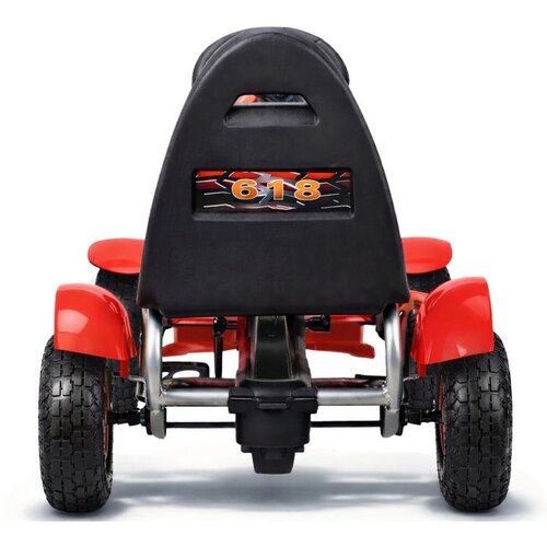  Go-kart na pedale F618 - crveni Cijene