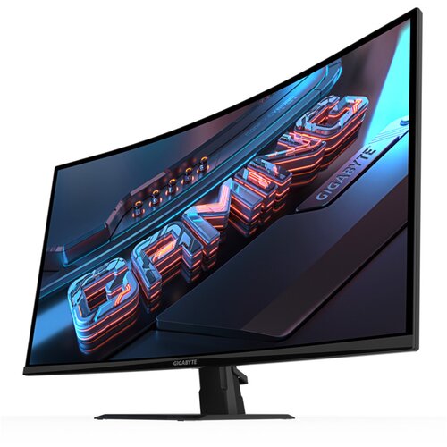 Gigabyte Monitor 31.5&amp;quot; GS32QCA31.5&amp;quot; VA 1500R, 2560x1440 QHD 250cd, 180Hz, 1ms, 2x HDMI, 1x DP Slike