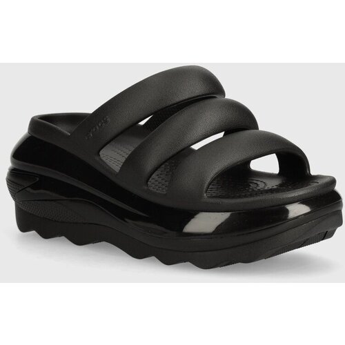 Crocs Natikače Mega Crush Triple Strap za žene, boja: crna, s platformom, 209842 Cijene