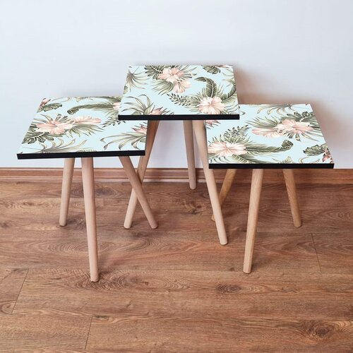 Hanah home set stolića za kafu 3Shp207, 3 dijela, šareni Cene