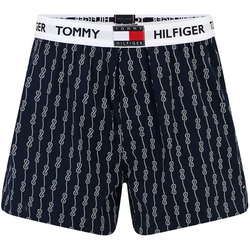 Tommy Hilfiger Underwear Boksarice temno modra / ognjeno rdeča / bela