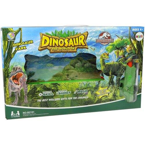 Lean Toys Arkadna Igra Dinozavri &amp;ndash; Magnetno Streljanje s Tarčo, Lučmi in Glasbo Slike