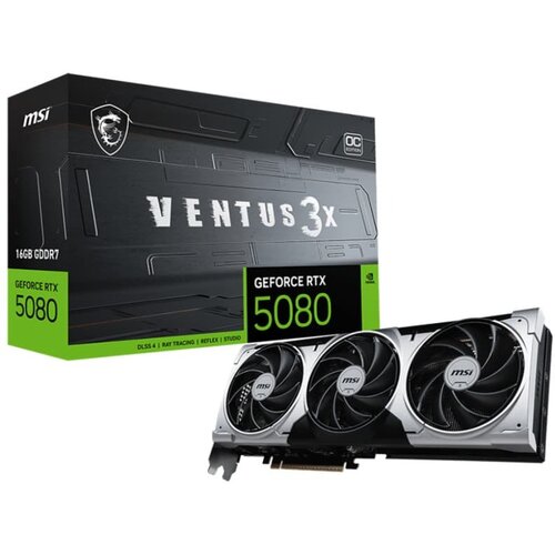 MSI RTX 5080 VENTUS 3X OC PLUS – 16GB GDDR7, 256 bit, DP, HDMI Cijene