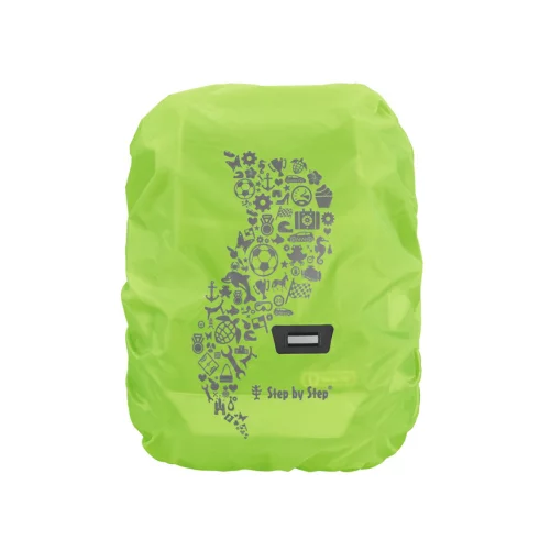 Step by Step pelerina (dežna prevleka) za šolsko torbo ali nahrbtnik, zelena