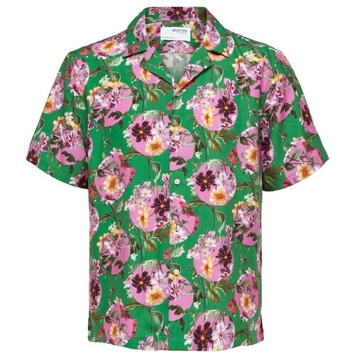 Selected Srajce z dolgimi rokavi Relax Liam Shirt - Jolly Green Večbarvna Cene