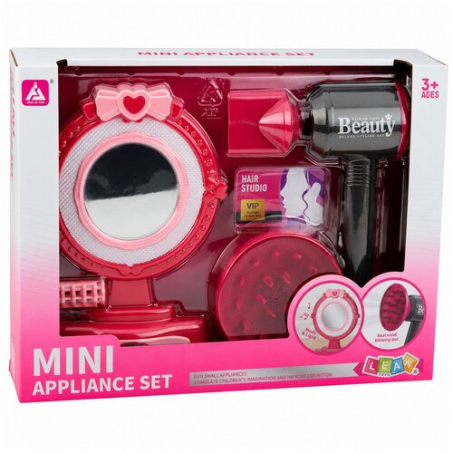 Hair Styling Set dryer Mirror Lights Sounds Accessories Slike