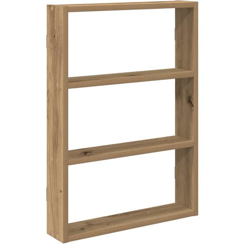 Maison Chic Stenska polica - Viseča Polica artisan hrast 43x9x60 cm inž. les, (21793985) Slike