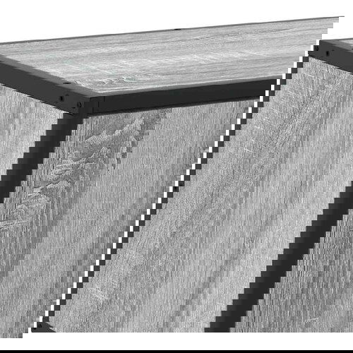 vidaXL TV omarica siva sonoma 80x34,5x40 cm inženirski les in kovina, (21606637) Cene