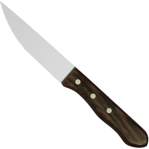 Hendi Nazobčan nož za zrezke, nerjaveče jeklo, lesen ročaj WENGE, dolžina 125 mm - 841143, (21245421) Cene