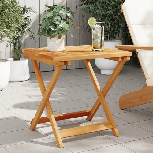 vidaXL Sklopivi vrtni stol 50 x 50 x 50 cm od masivnog bagremovog drva