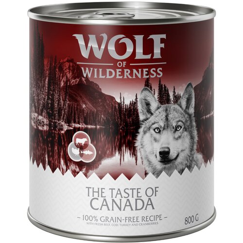 Wolf of Wilderness "The Taste Of" 6 x 800 g - NOVO: The Outback - piščanec, govedina, kenguru Cene