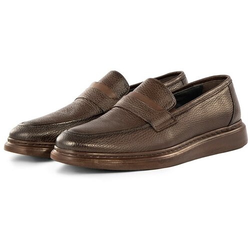 Ducavelli Frio Genuine Leather Men's Casual Classic Shoes, Loafers Classic Shoes. Slike