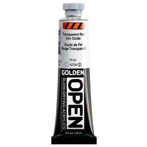  GOLDEN OPEN akrilna boja koja se sporo su&amp;scaron;i 59 ml | 7385 Transparent Red Iron Oxide Slike