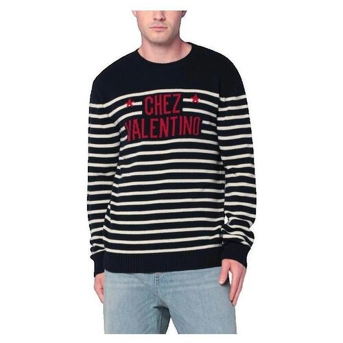 Valentino Puloverji Pull avec motif jacquard Modra Cene