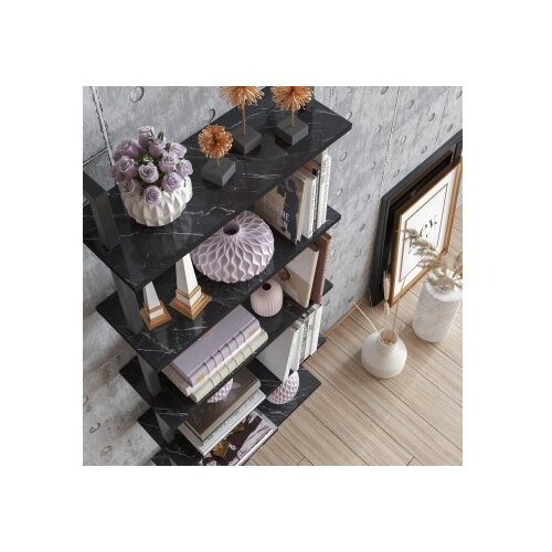 Woody Fashion polica 60x174x22cm crna Cijene