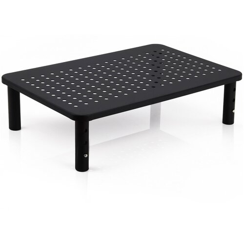 OneConcept Stojalo za monitor, kovinski, luknjičast vzorec, 37 × 10 × 24 cm (Š × V × D) Cene