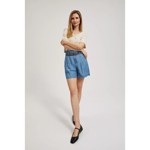 Moodo Women&amp;#039;s denim shorts - light blue Slike
