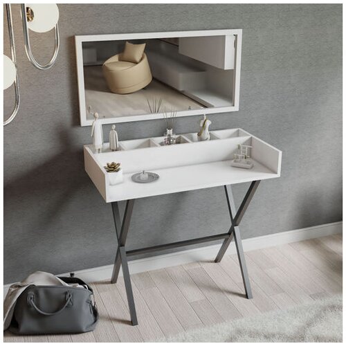 Hanah home Toaletni stolić Athena, 100x91x50 cm, Bijeli Cijene