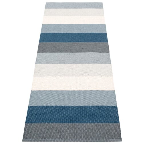Pappelina Plava/krem unutarnja i vanjska staza 70x200 cm Molly Ocean Grey – Cijene