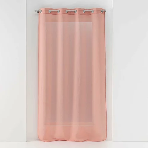 Douceur d intérieur Ružičasta prozirna zavjesa 140x280 cm Sandra –