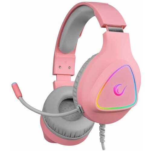 Rampage gejmerske slušalice sa mikrofonom M7 moncher rgb led usb 7.1 roze Slike