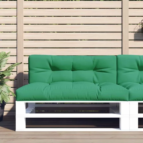 Jastuk za palete zeleni 120 x 40 x 12 cm od tkanine