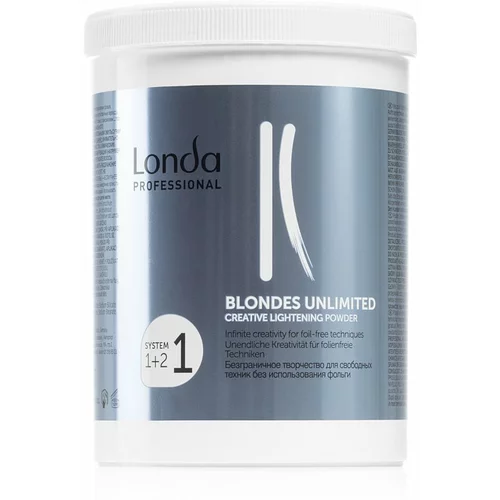 Londa Professional Blondes Unlimited Creative Lightening Powder posvetlitveni puder za lase 400 g