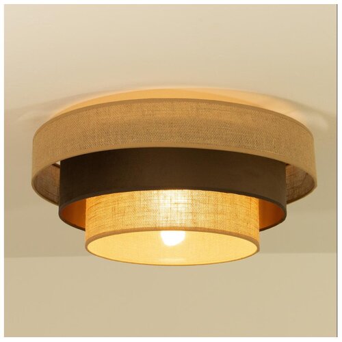  plafonsko svetlo wenta 1xE27/60W/230V prečnik 50 cm juta/braon Cene