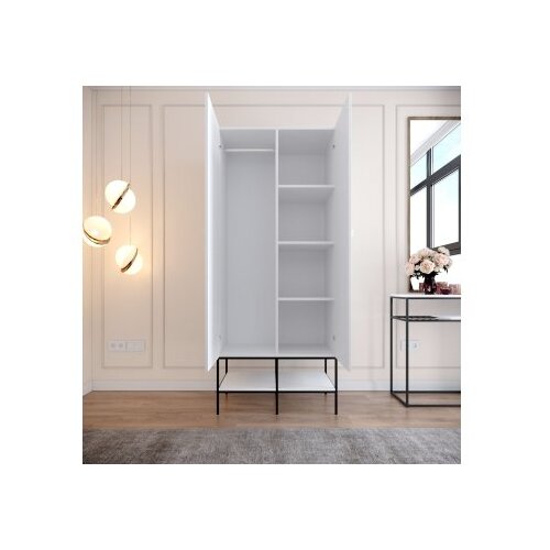 Hanah home Ormar Martin 2 84x200x50cm Bijeli Slike