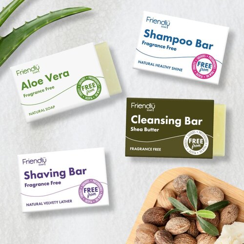 Friendly Soap Natural Shampoo Bar Fragrance Free prirodni sapun za kosu bez mirisa 7x95 g Slike
