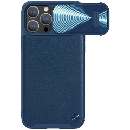 Nillkin Maska za telefon Cam Shield Leather S za iPhone 14 Pro (6.1) plava Slike