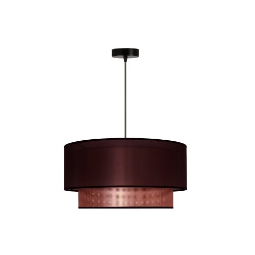  Duolla - Visilica na sajli COPPER SHINY 1xE27/15W/230V &amp;Oslash; 45 cm smeđa/bakrena Slike