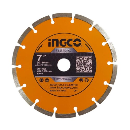 INGCO TOOLS Ploča rezna Dijamant W/D fi180x22,2mm DMD011802 Cijene