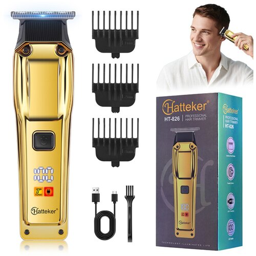 INF LCD Digitalni Zaslon USB Polnilni Strižnik Las - Profesionalni Brezžični Gold, (5000098792) Cene