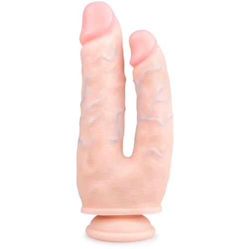 EasyToys - Dildo Collection Dvojni dildo 25 cm, kožni Cene