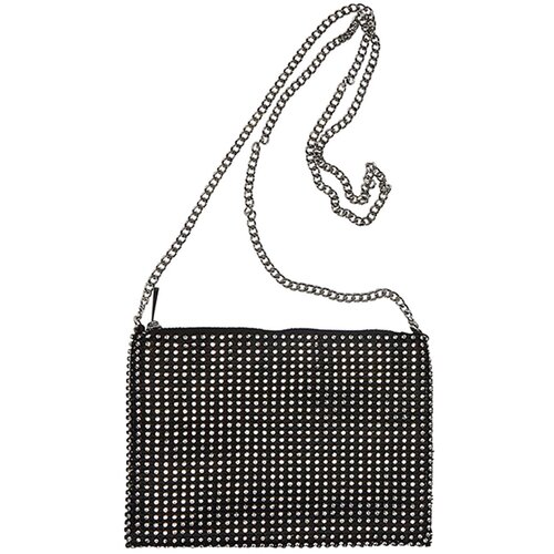 Pull&amp;amp;Bear Torba za čez ramo črna / srebrna Slike